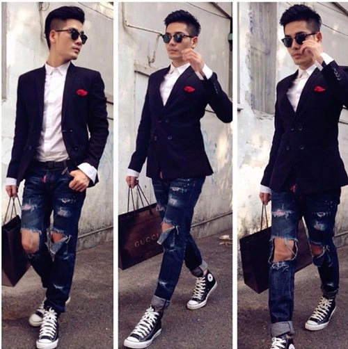 Street style ấn tượng của mỹ nam vbiz - 12