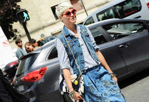 Street style ấn tượng tại paris fashion week - 19