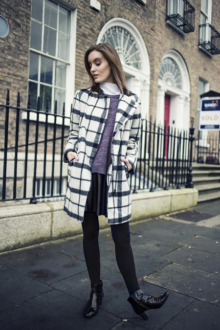 Style đen trắng hiện đại của blogger thời trang ireland tiếp - 1