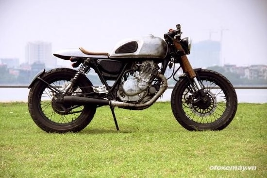 Suzuki big boy 250 độ cafe racer của anh chàng nghệ sĩ việt - 1