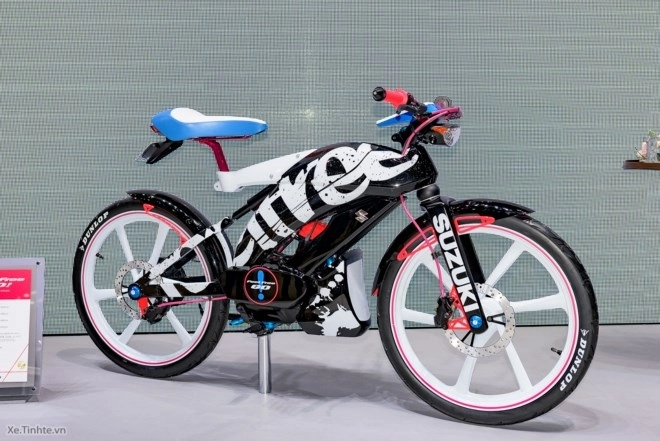 Suzuki feel free go mẫu xe có thiết kế độc đáo như xe đạp - 1