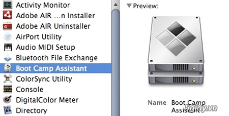 Tạo phân vùng hdd cho mac os x và winxp - 1