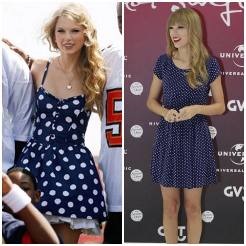 Taylor swift mê đắm họa tiết chấm bi - 7