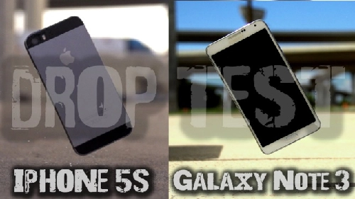Thử độ bền iphone 5s và galaxy note 3 - 1