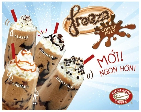Thức uống mới coffee jelly freeze tại highlands - 1