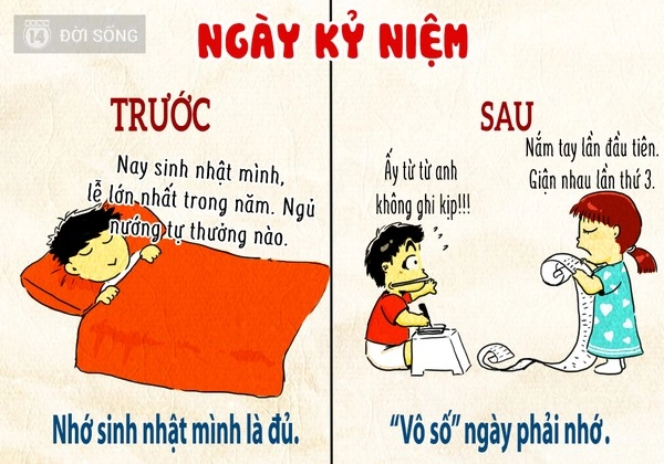 Tranh vui cuộc sống thay đổi 180 độ của con trai sau khi yêu - 2