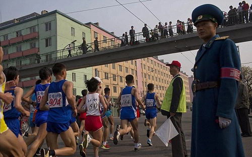 Triều tiên cấm du khách chạy marathon - 1