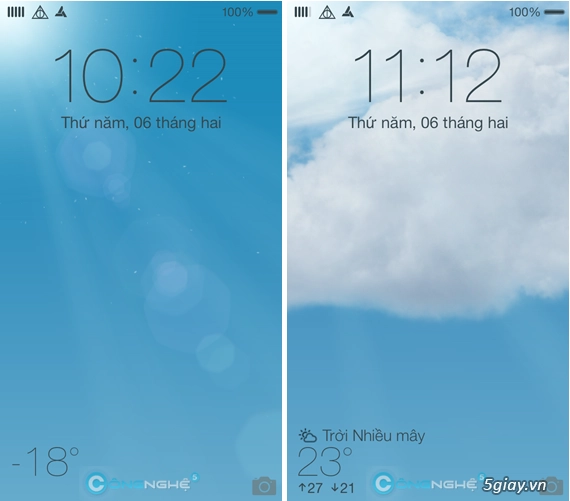 Tweak thời tiết cực đẹp cho ios - 1