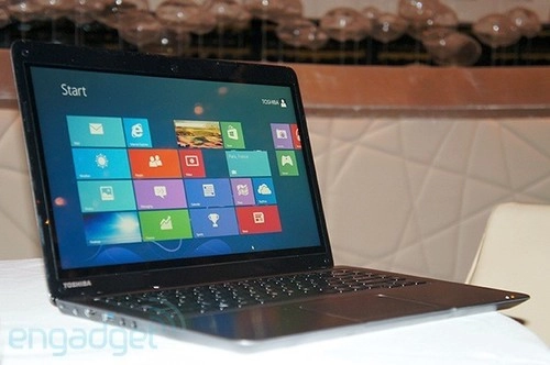 Ultrabook toshiba màn hình cảm ứng giá hơn 16 triệu đồng - 1