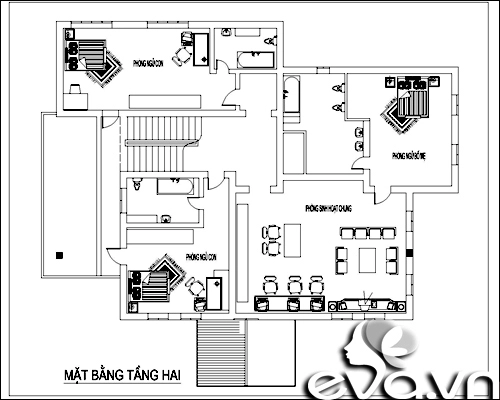 Ước ao xây 320m2 nhà mái dốc sành điệu - 2