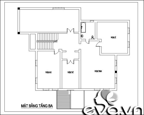 Ước ao xây 320m2 nhà mái dốc sành điệu - 3