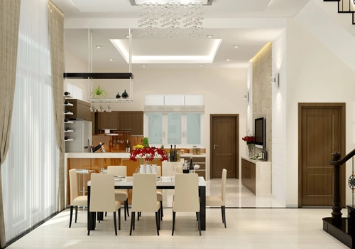 Ước ao xây 320m2 nhà mái dốc sành điệu - 8