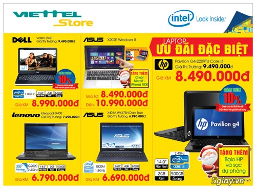 Ưu đãi đặc biệt khi mua laptop tại viettel store - 1