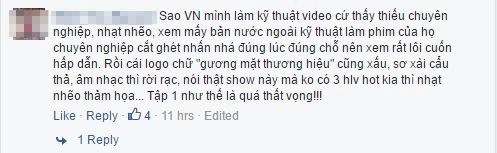 Vừa lên sóng the face vietnam bị chê xem quá buồn ngủ - 3