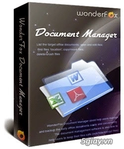 Wonderfox document manager - phần mềm quản lý tài liệu đa năng - 1