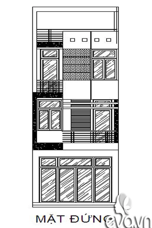 Xây 4 tầng nhà mỹ mãn trên đất 72m2 - 5