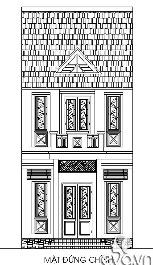 Xây 90m2 nhà hà nội xanh mát hiện đại - 5