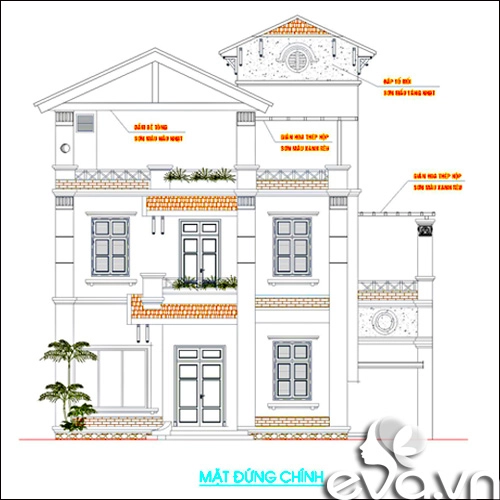 Xây nhà 100m2 mỹ mãn ở hải phòng - 5