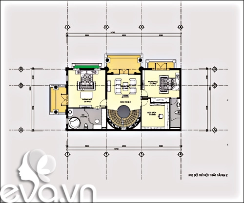 Xây nhà 240m2 trắng muốt ở nam định - 2