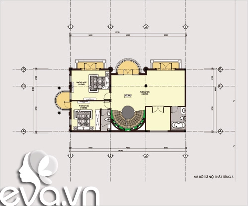 Xây nhà 240m2 trắng muốt ở nam định - 3