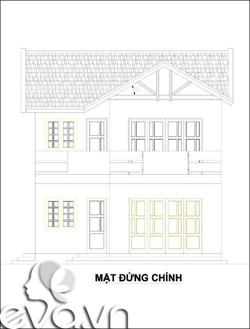 Xây nhà 80m2 xinh xắn hiện đại - 4