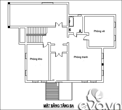 Xây nhà hơn 300m2 hiện đại sang trọng - 3