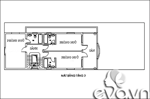 Xây nhà phố 104m2 thoáng mát ở đà nẵng - 3