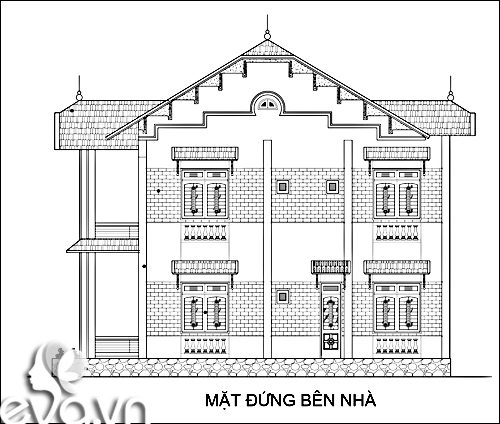 Xây nhà phố 84m2 đẹp lung linh - 5