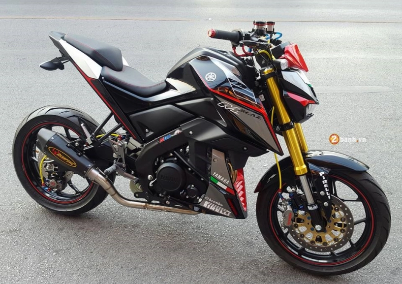 Yamaha m-slaz đầy nổi bật và phong cách của biker thái - 1