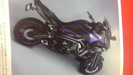Yamaha mwt- 09 môtô 3 bánh xuất hiện tại tokyo motor show - 1
