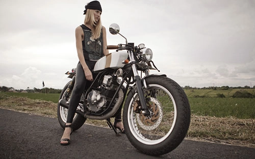 Yamaha scorpio 225cc phong cách cafe racer cổ điển - 1