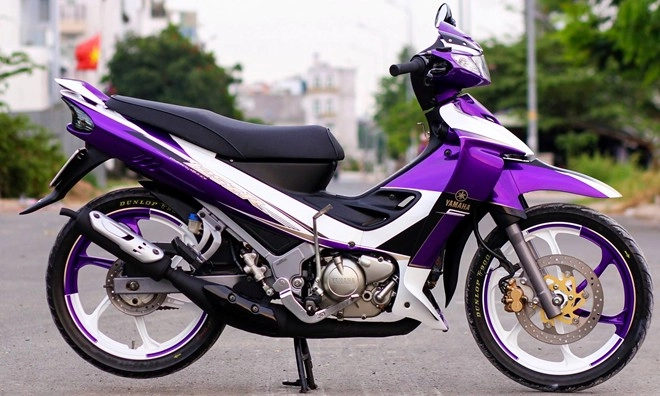 Yamaha z125 màu tím của biker biên hòa - 1