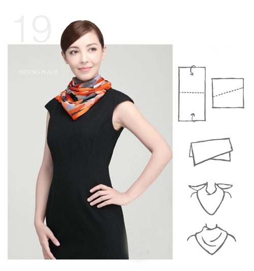 20 kiểu thắt khăn vừa sang vừa điệu cho nữ công sở - 19