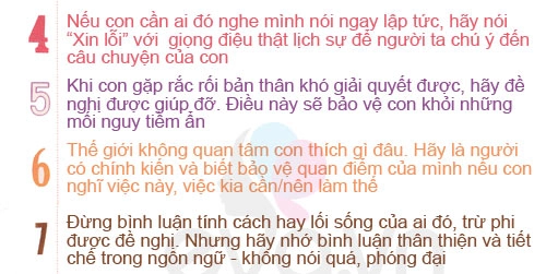 24 quy tắc trẻ phải biết trước 9 tuổi - 2