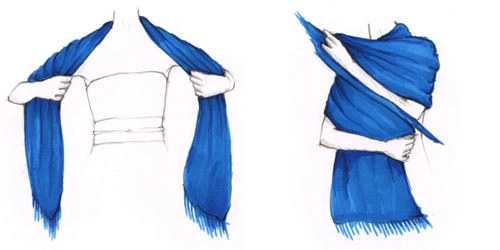 7 cách quàng khăn quyến rũ nhất mùa đông này - 9