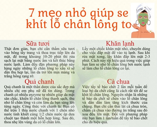 7 mẹo nhỏ giúp se khít lỗ chân lông hiệu quả - 1