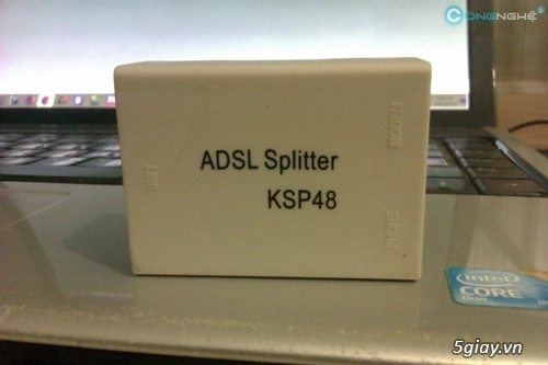 Adsl spilitter có thể là nguyên nhân làm internet chậm chạp - 1