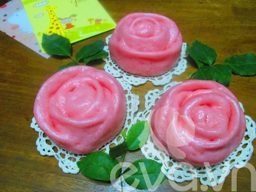 Bánh bao hoa hồng tặng mẹ - 11