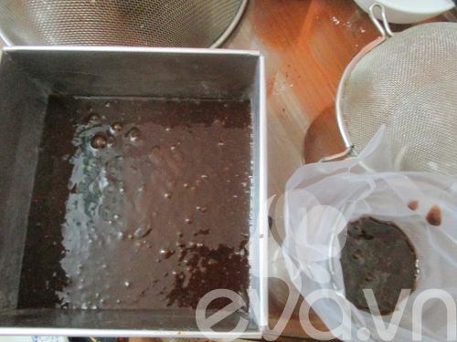 Bánh brownie dừa hình bàn cờ - 7