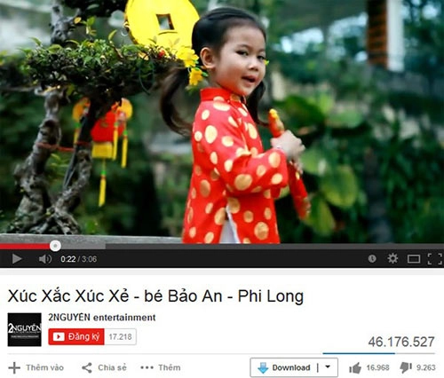 Bé việt 8 tuổi sở hữu mv gần 50 triệu lượt view trên youtube - 1