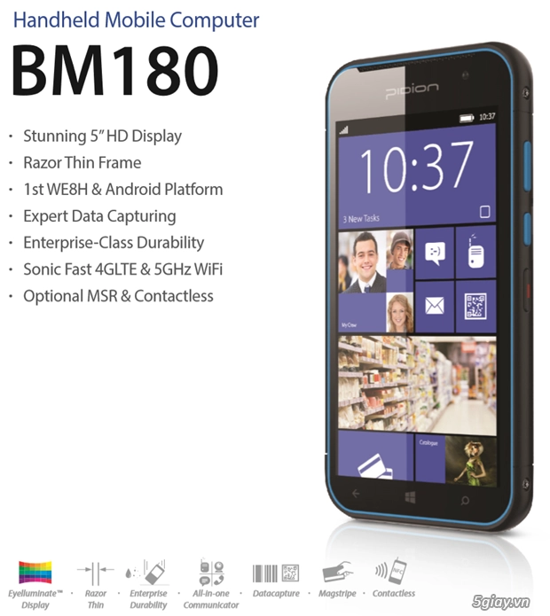 Bluebird bm180 sẽ là điện thoại chạy windows phoneandroid đầu tiên - 1