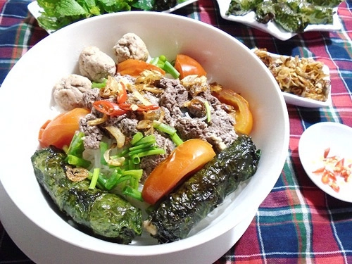 Bún riêu cua cho bữa sáng - 9