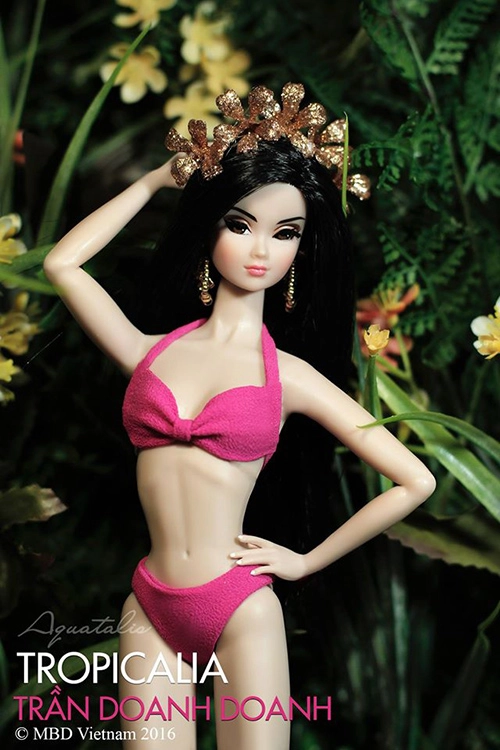 Búp bê mặc bikini rực rỡ thi hoa hậu - 4