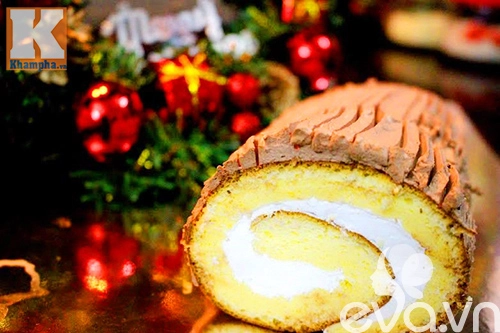 Cách làm bánh khúc cây mừng giáng sinh - 9