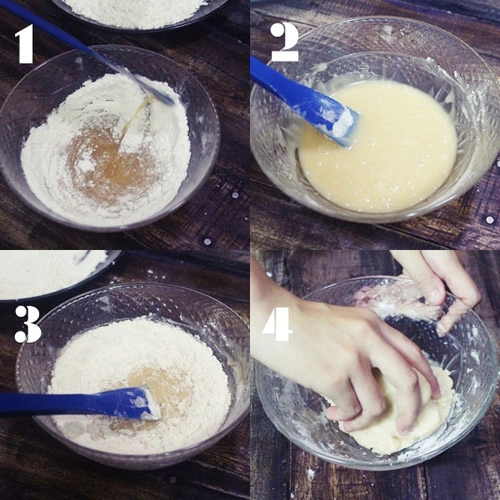Cách làm bánh trung thu nướng hình heo cho bé - 1