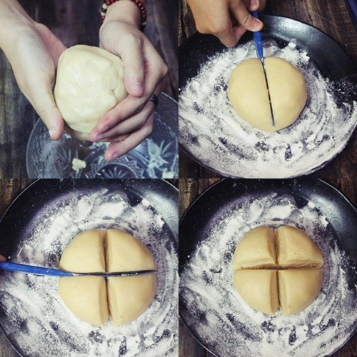 Cách làm bánh trung thu nướng hình heo cho bé - 2