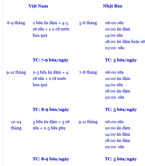 cân 2 cách ăn dặm kiểu nhật và ăn dặm truyền thống - 2