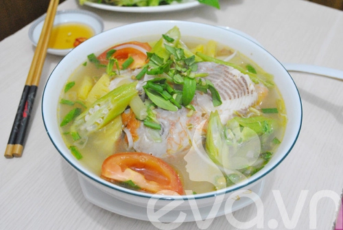 Canh cá nấu chua kiểu miền nam - 17