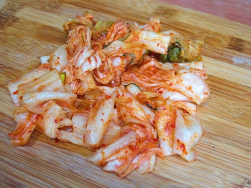 Canh kim chi nấu ngao đậu nóng hổi - 5