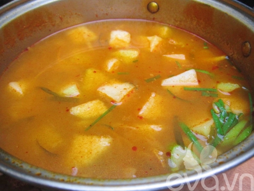 Canh kim chi thịt bò ngon miệng - 5